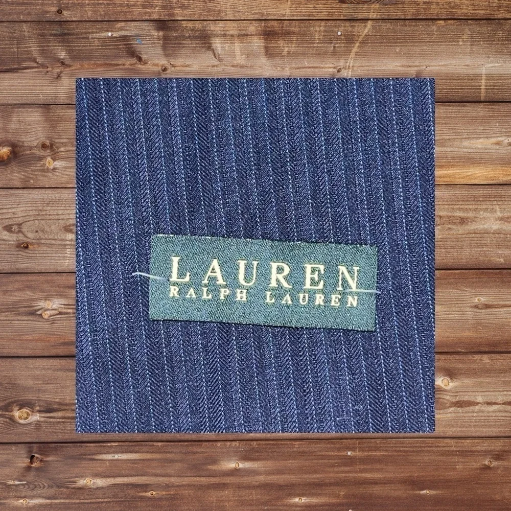 Lauren Ralph Lauren Men’s Navy Pinstripe Blazer - 42 Short